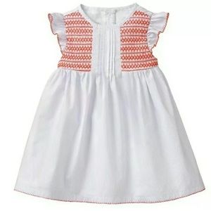 NWT $54 Janie & Jack Smocked Striped Dress 3-6M